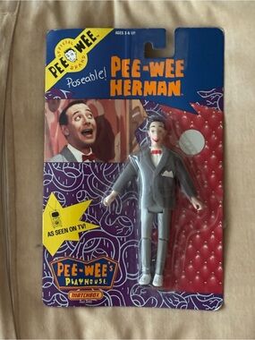 1988 Pee-Wee Herman Matchbox Figure Sealed